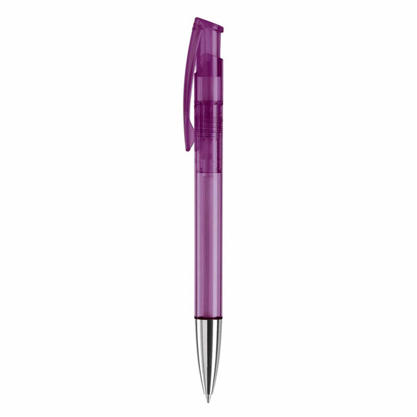 Penna a sfera Avalon Transparent Metal Tip - personalizzabile con logo