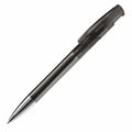 Penna a sfera Avalon Transparent Metal Tip Trasparente / Nero - personalizzabile con logo