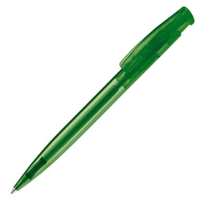 Penna a sfera Avalon Transparent Trasparente / Verde - personalizzabile con logo