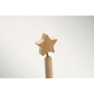 Penna a sfera Bambo stella natural - personalizzabile con logo