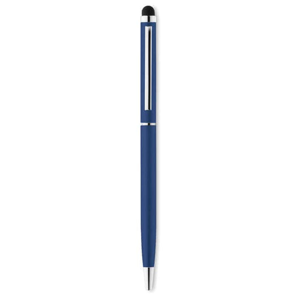 Penna a sfera touch blu - personalizzabile con logo