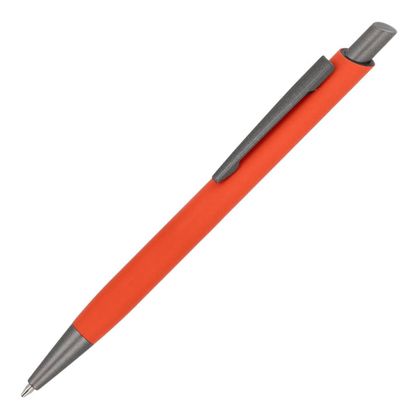 Penna a sfera Boston softtouch Arancione - personalizzabile con logo