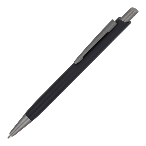 Penna a sfera Boston softtouch Nero - personalizzabile con logo