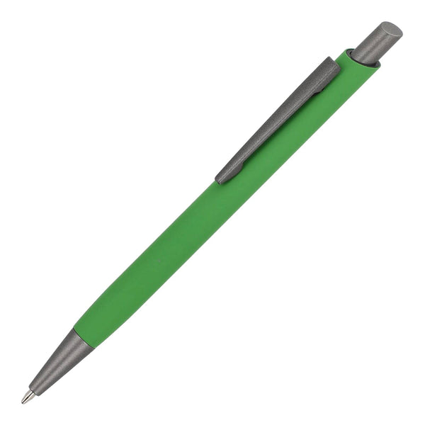 Penna a sfera Boston softtouch verde - personalizzabile con logo