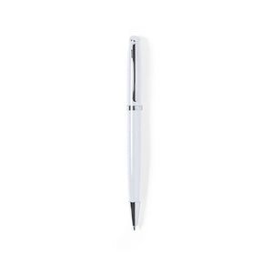 Penna a Sfera Brilen bianco - personalizzabile con logo