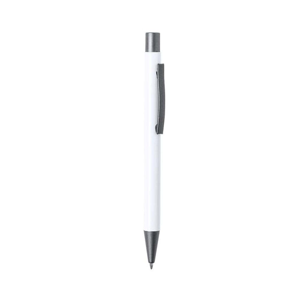 Penna a Sfera Brincio bianco - personalizzabile con logo