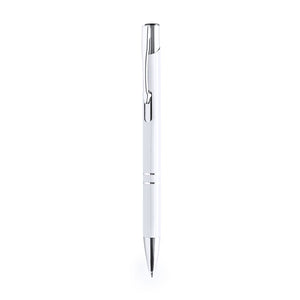 Penna a Sfera Cedris bianco - personalizzabile con logo