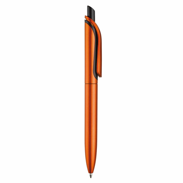 Penna a sfera Click-Shadow metallic - personalizzabile con logo