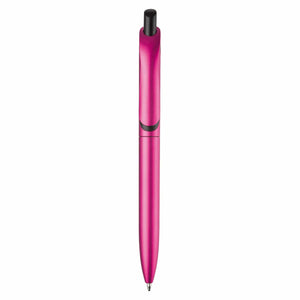 Penna a sfera Click-Shadow metallic - personalizzabile con logo
