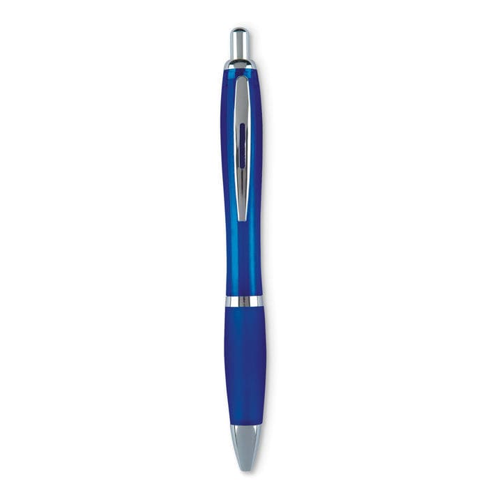 Penna a sfera colorata Rio blu - personalizzabile con logo