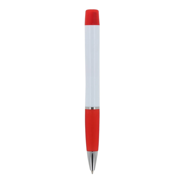 Penna a sfera con evidenziatore tricolore - personalizzabile con logo