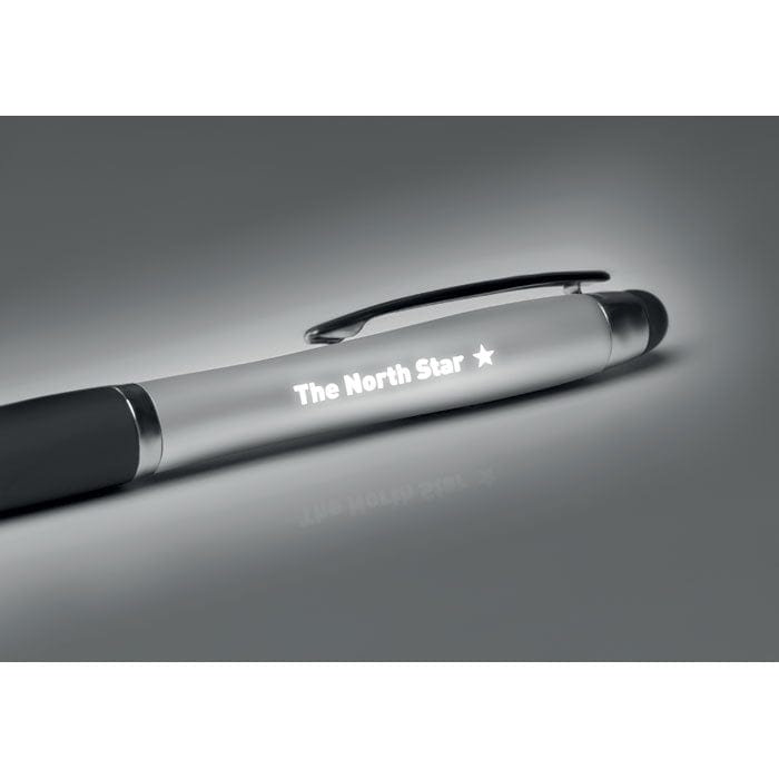 Penna a sfera con luce - personalizzabile con logo