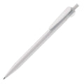 Penna a sfera Cosmo Hardcolour Bianco / Bianco - personalizzabile con logo