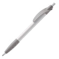 Penna a sfera  Cosmo hardcolour Bianco / color color argento - personalizzabile con logo