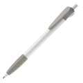 Penna a sfera Cosmo hardcolour Bianco / color color argento - personalizzabile con logo