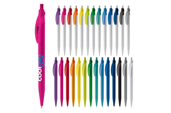 Penna a sfera Cosmo Hardcolour - personalizzabile con logo