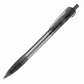 Penna a sfera Cosmo Transparent Trasparente / Nero - personalizzabile con logo