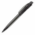 Penna a sfera Cube Transparent Trasparente / Nero - personalizzabile con logo