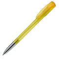 Penna a sfera Deniro Frosty royal Giallo - personalizzabile con logo