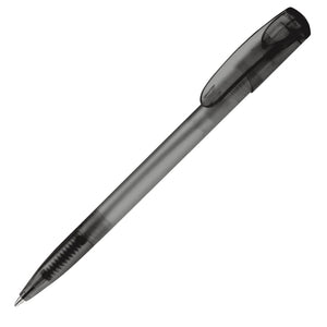 Penna a sfera Deniro Frosty finiture in metallo royal Nero - personalizzabile con logo