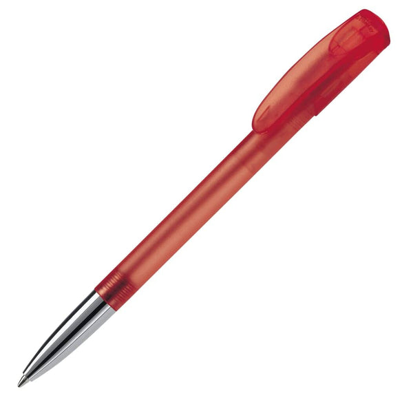 Penna a sfera Deniro Frosty royal Rosso - personalizzabile con logo