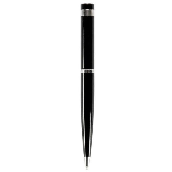 Penna a sfera Durham in confezione regalo Nero - personalizzabile con logo