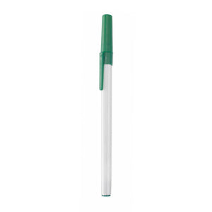 Penna a Sfera Elky bianco / verde - personalizzabile con logo