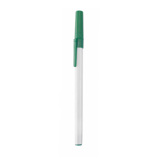 Penna a Sfera Elky bianco / verde - personalizzabile con logo