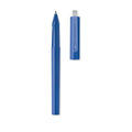 Penna a sfera gel blu RPET blu - personalizzabile con logo