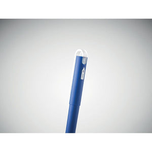 Penna a sfera gel blu RPET - personalizzabile con logo