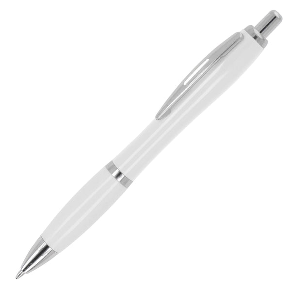 Penna a sfera Hawaii R-ABS Bianco - personalizzabile con logo