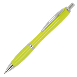 Penna a sfera Hawaii R-ABS verde - personalizzabile con logo