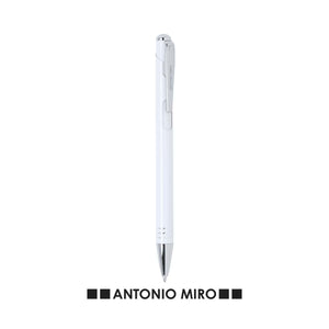 Penna a Sfera Helmor bianco - personalizzabile con logo