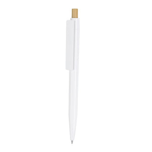 Penna a Sfera Icarus bianco - personalizzabile con logo