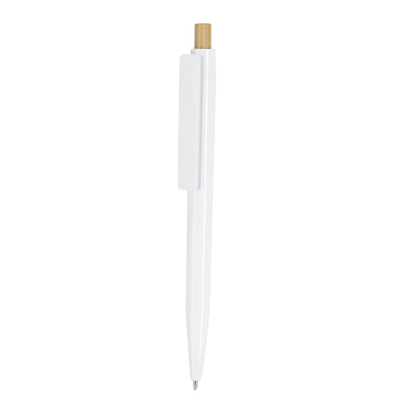 Penna a Sfera Icarus bianco - personalizzabile con logo