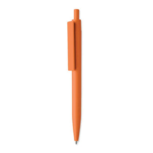 Penna a sfera in ABS riciclato arancione - personalizzabile con logo