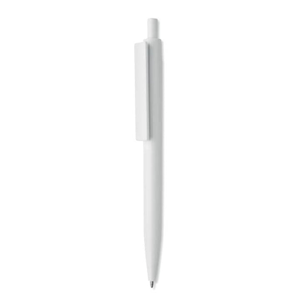 Penna a sfera in ABS riciclato Bianco - personalizzabile con logo
