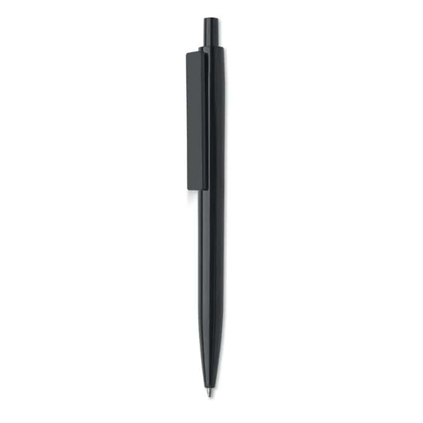Penna a sfera in ABS riciclato Nero - personalizzabile con logo