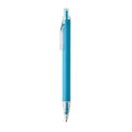 Penna a sfera in alluminio Azzurro - personalizzabile con logo