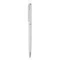 Penna a sfera in alluminio Bianco - personalizzabile con logo