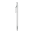 Penna a sfera in alluminio Bianco - personalizzabile con logo