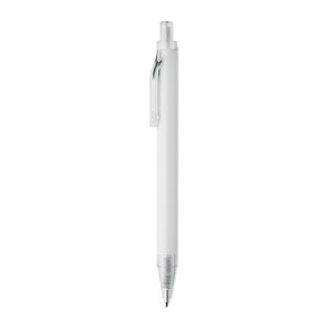 Penna a sfera in alluminio Bianco - personalizzabile con logo