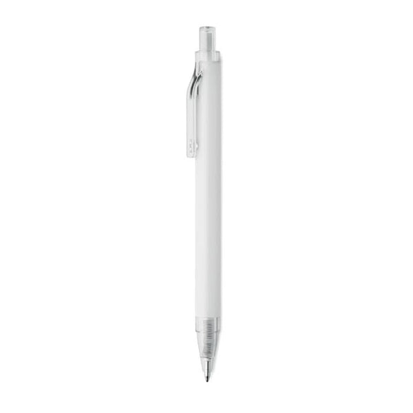 Penna a sfera in alluminio Bianco - personalizzabile con logo