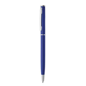 Penna a sfera in alluminio Blu - personalizzabile con logo