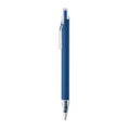 Penna a sfera in alluminio Blu - personalizzabile con logo