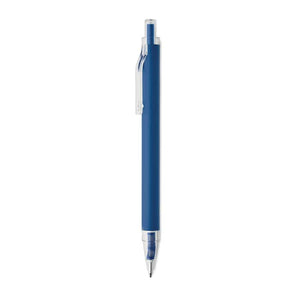 Penna a sfera in alluminio Blu - personalizzabile con logo