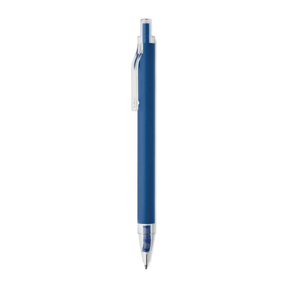 Penna a sfera in alluminio Blu - personalizzabile con logo