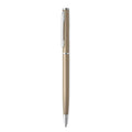 Penna a sfera in alluminio Champagne - personalizzabile con logo