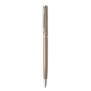 Penna a sfera in alluminio Champagne - personalizzabile con logo