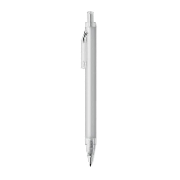 Penna a sfera in alluminio Color  Color argento - personalizzabile con logo
